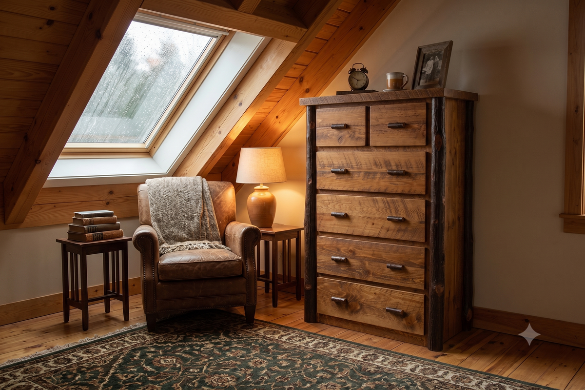 Sawtooth Hickory 6 Drawer Chest