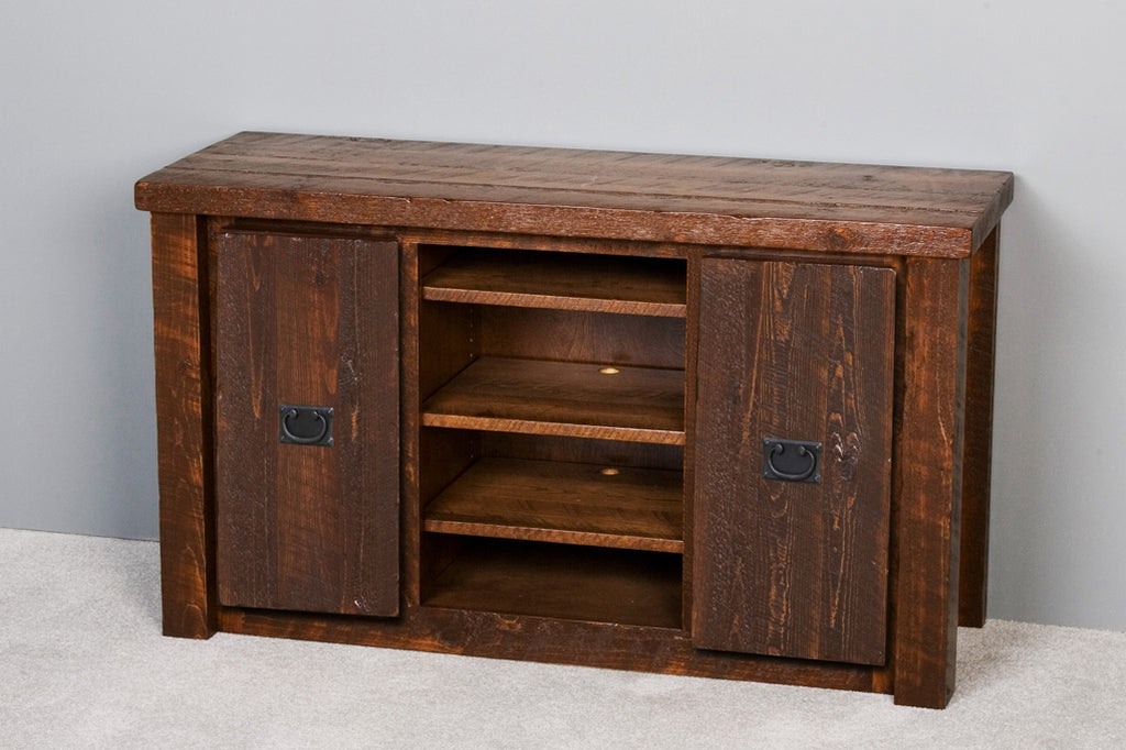 Barnwood TV stand