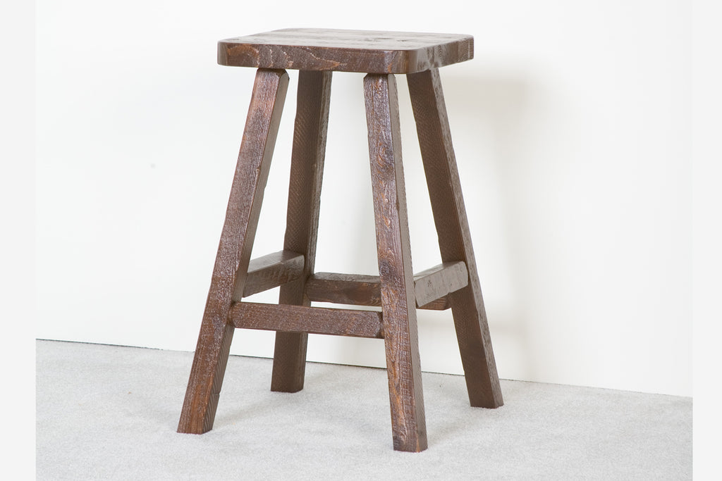 Barnwood pub stool chair