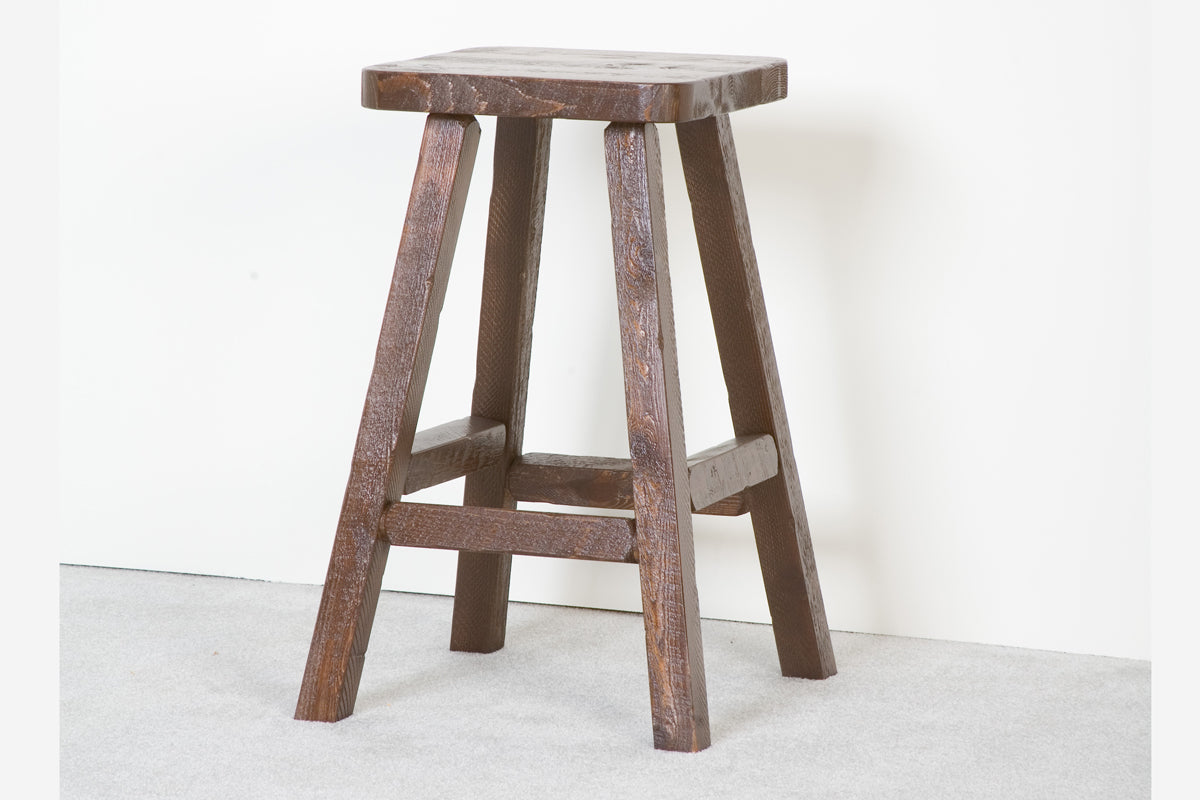 Barnwood pub stool chair