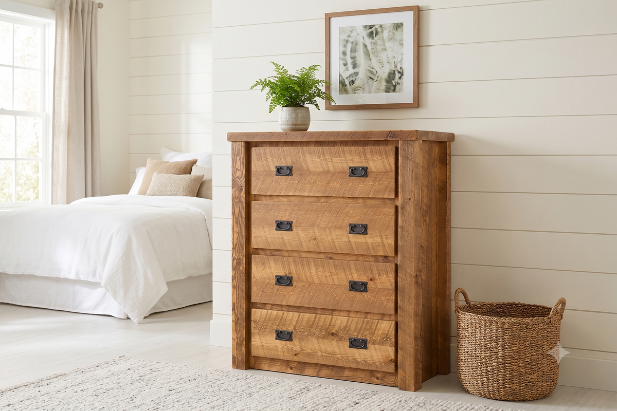 Barnwood 4 Drawer Chest