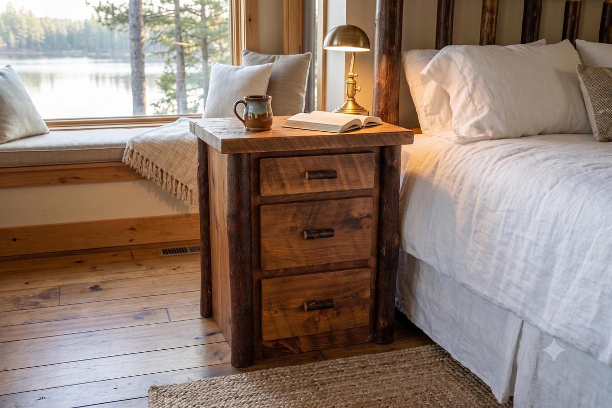 Sawtooth Hickory Nightstand