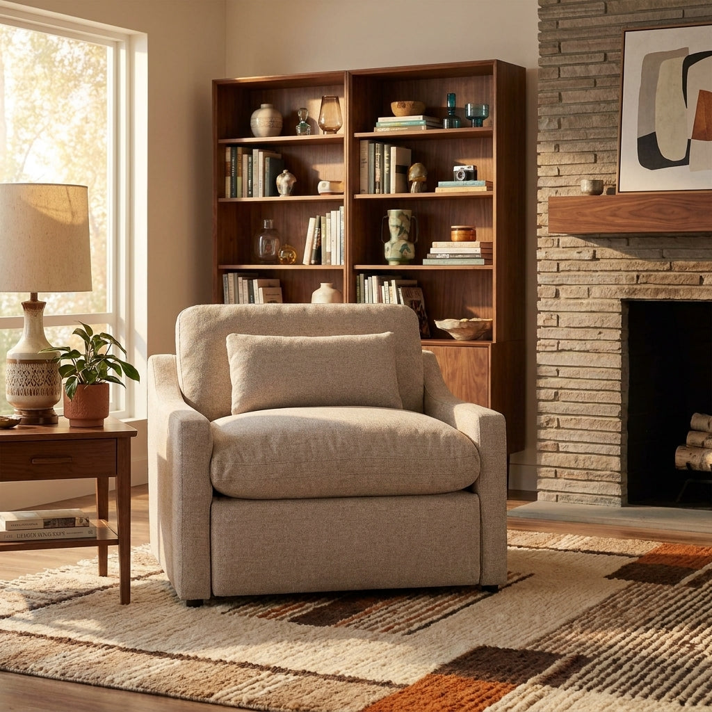 My Cloud Slope Power Recliner — Mid-Century Modern