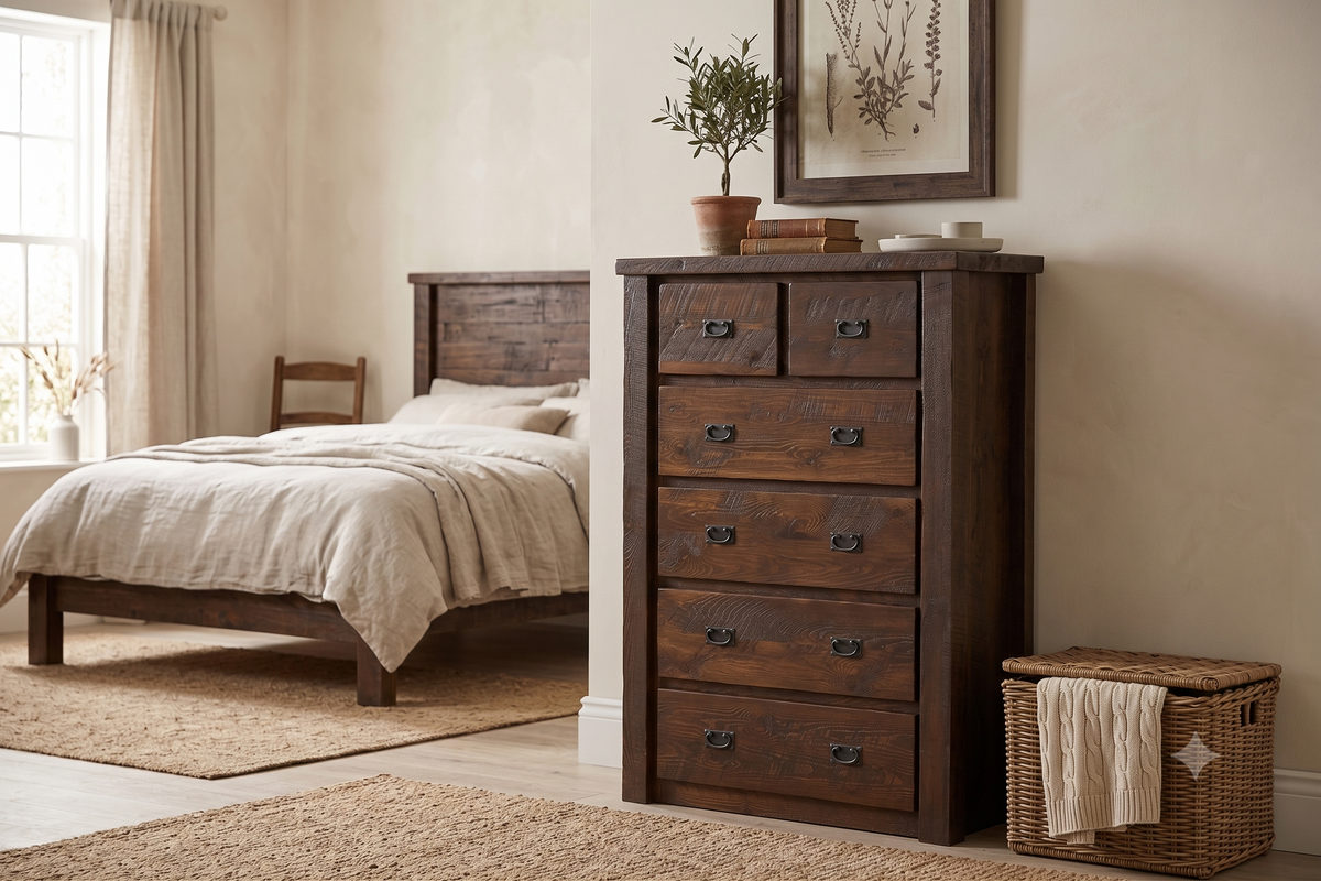 Barnwood 6 Drawer Chest