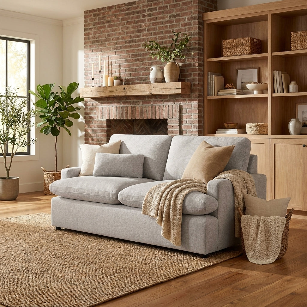 My Cloud Loveseat — Warm Farmhouse