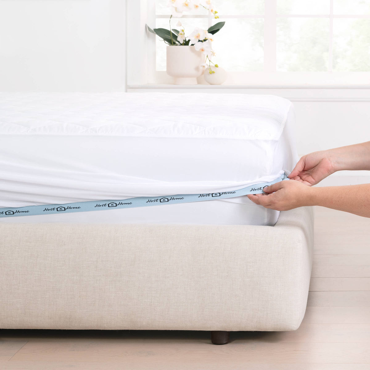 Host & Home Waterproof Mattress Pad & Cover, Size Options