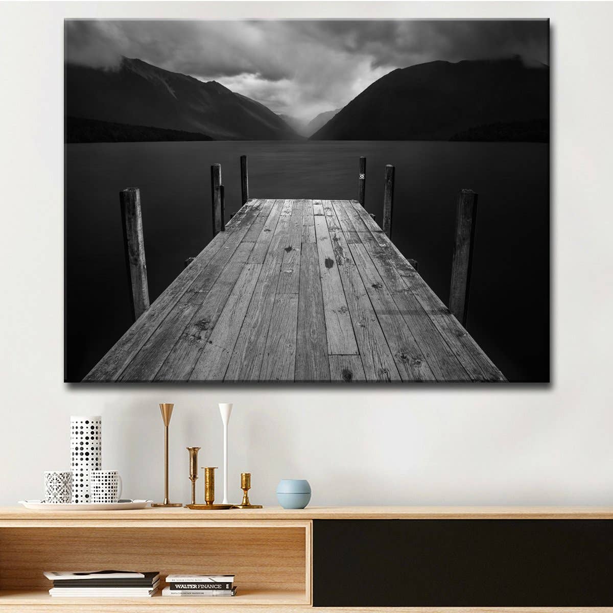 'The Lake' Wrapped Canvas Wall Décor