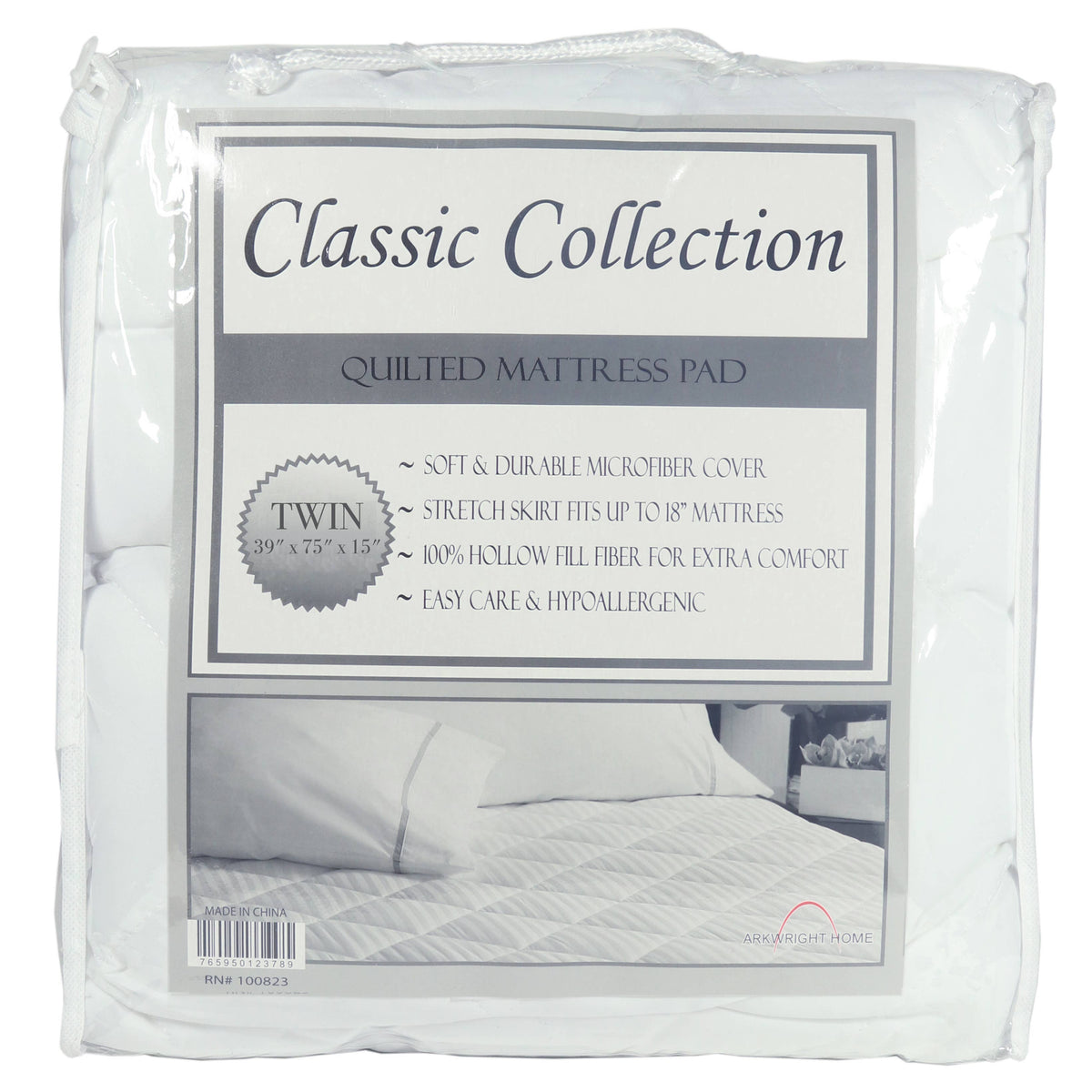 Classic Mattress Pad Protector - Bed Size Options
