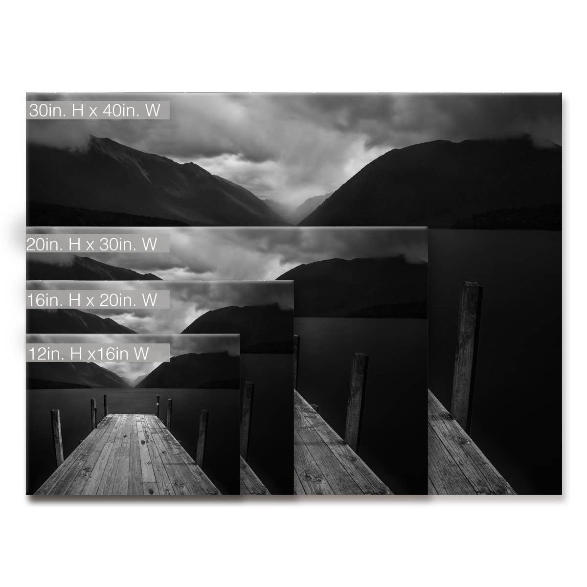 'The Lake' Wrapped Canvas Wall Décor