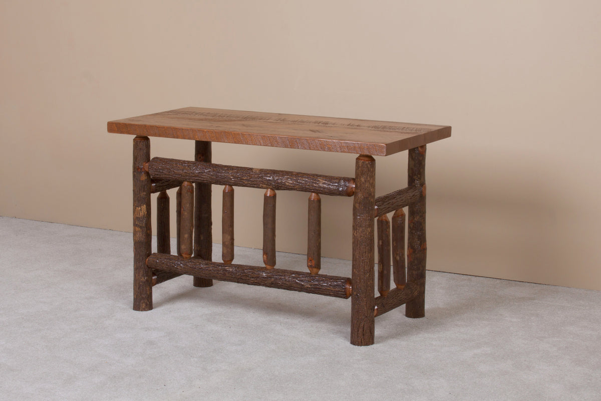 Sawtooth hickory writing desk