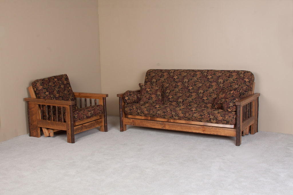 Sawtooth hickory futon