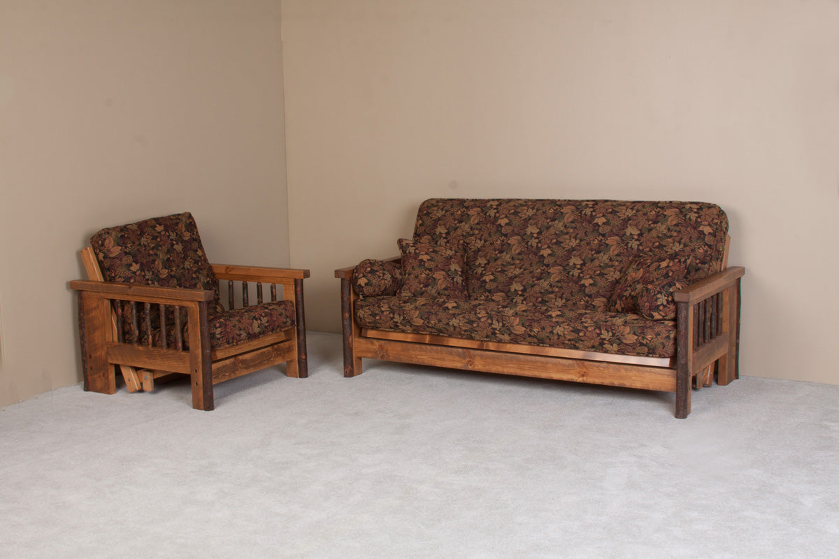 Sawtooth hickory futon