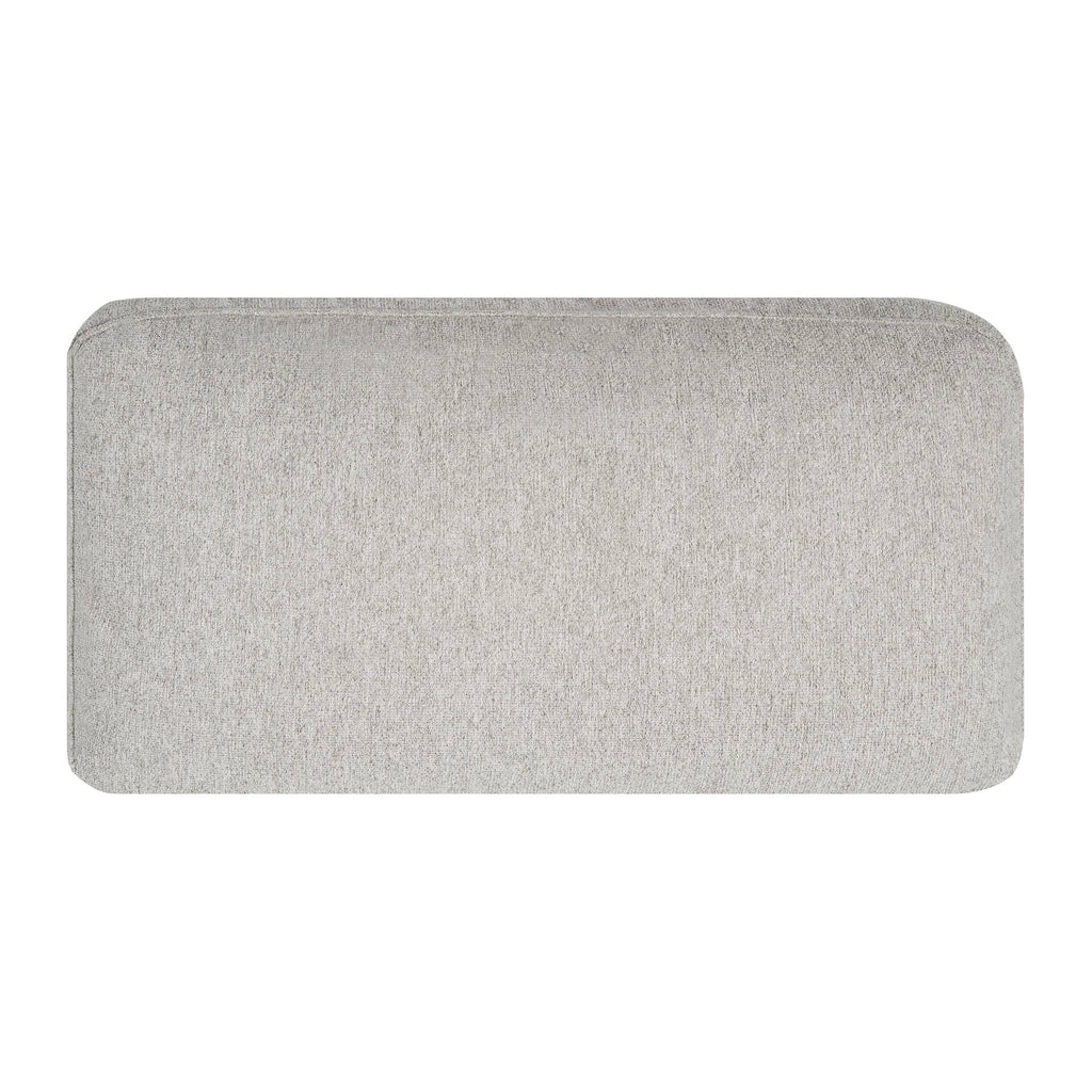 The My Cloud Pillow is a sleek rectangular gray door mat with rounded corners and a textured fabric surface. Its simple yet elegant design makes it an ideal complement for any sectional sofa, enhancing both indoor and outdoor spaces effortlessly.