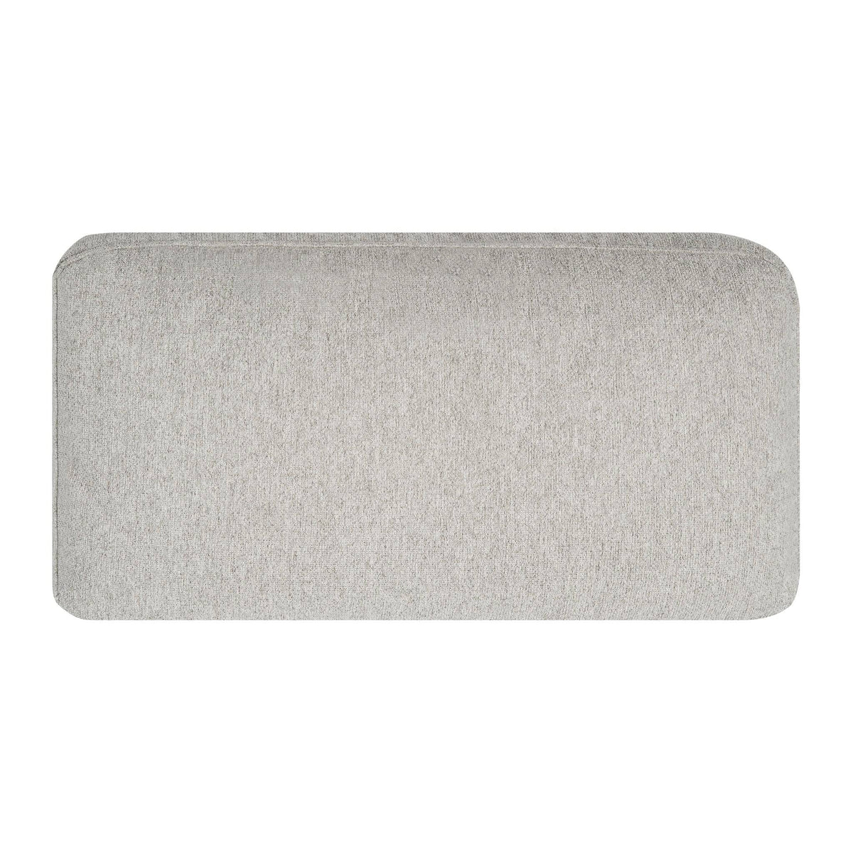The My Cloud Pillow is a sleek rectangular gray door mat with rounded corners and a textured fabric surface. Its simple yet elegant design makes it an ideal complement for any sectional sofa, enhancing both indoor and outdoor spaces effortlessly.