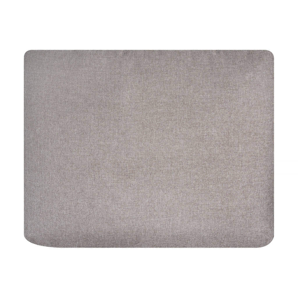 The My Cloud Slope Cushion Cover features a smooth, light gray fabric with slightly rounded corners and a uniform texture, presented against a white backdrop. Its perfect for those seeking customizable comfort as part of the My Cloud sectional.