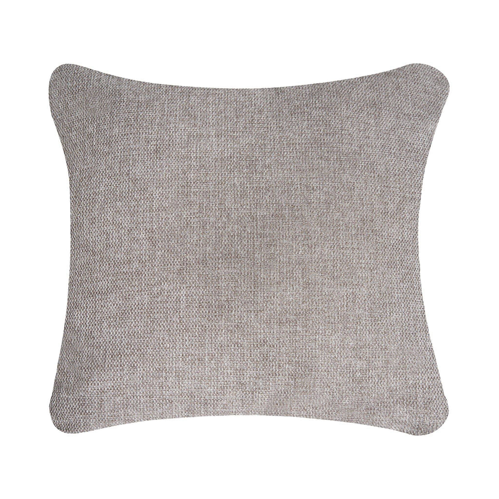 The My Cloud Slope Pillow is an outrageously comfortable, square, beige throw pillow crafted from versatile polyester with textured detailing and rounded corners, set against a crisp white background.
