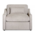 My Cloud Slope Power Recliner in Ivory Greige staged in a bright sunroom reading corner