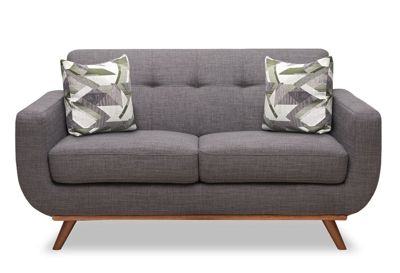 Cortona loveseat in olive — product view
