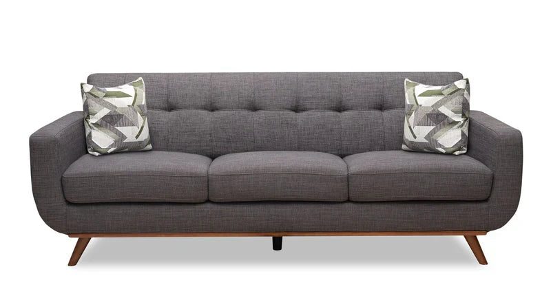Cortona sofa in olive — angle view