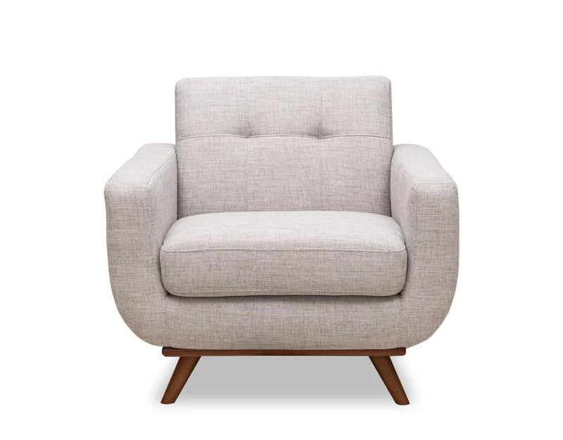 Cortona chair in olive — back view