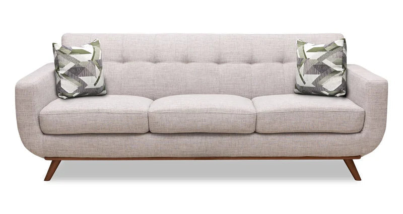 Cortona sofa in olive — detail view