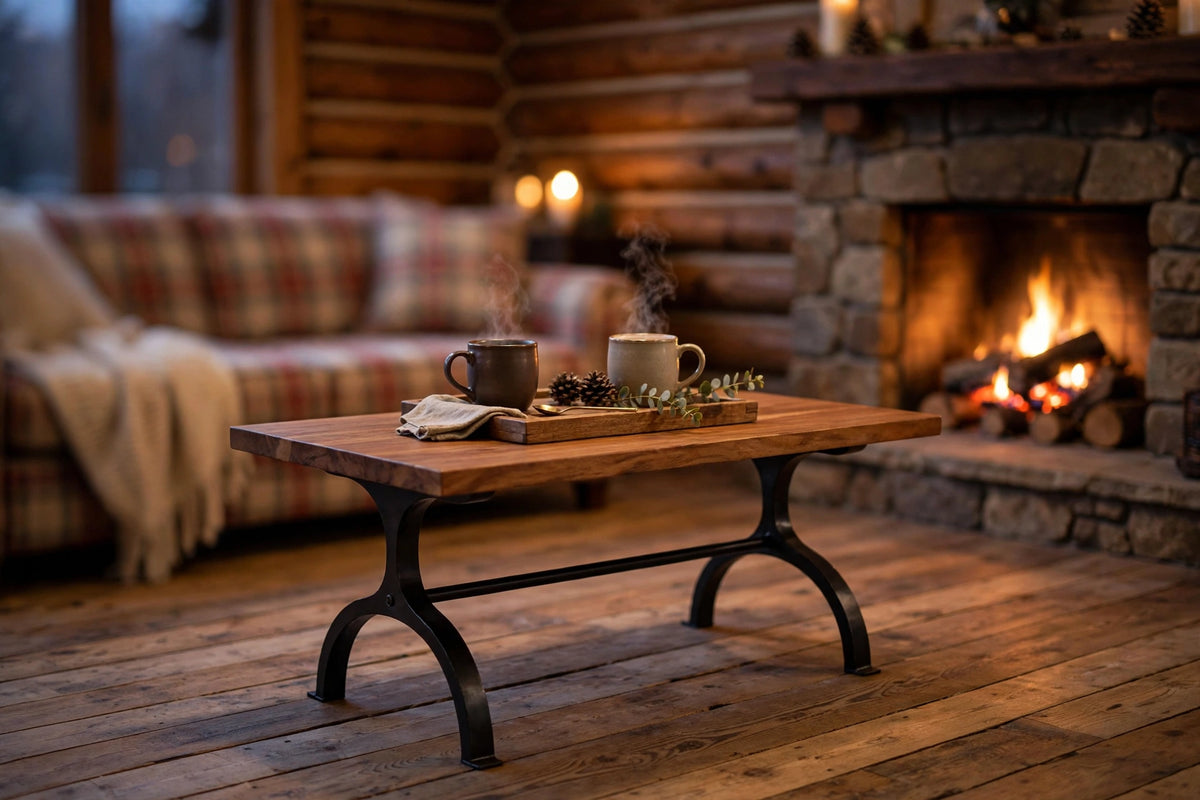 Acacia Foundry Coffee Table - staged view 2
