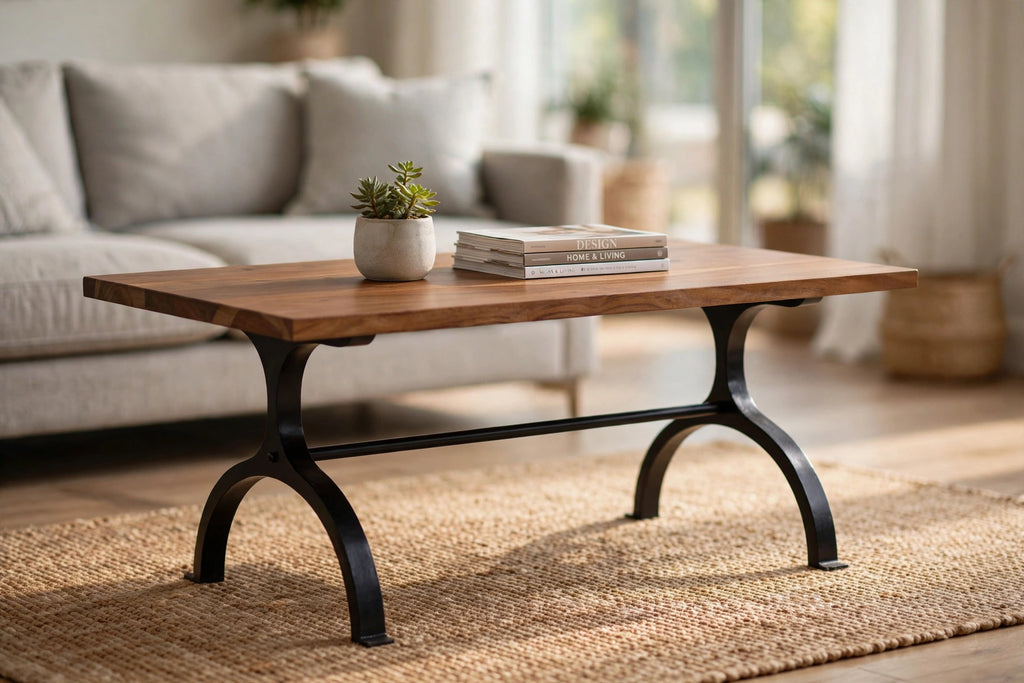 Acacia Foundry Coffee Table - staged view 3