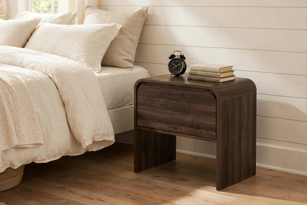 Linden 1-Drawer End Table - staged view 2