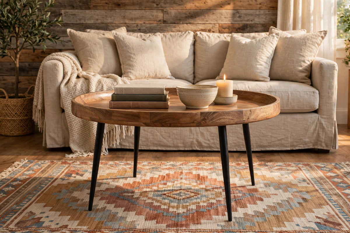 Mango Bowl Coffee Table - staged view 1