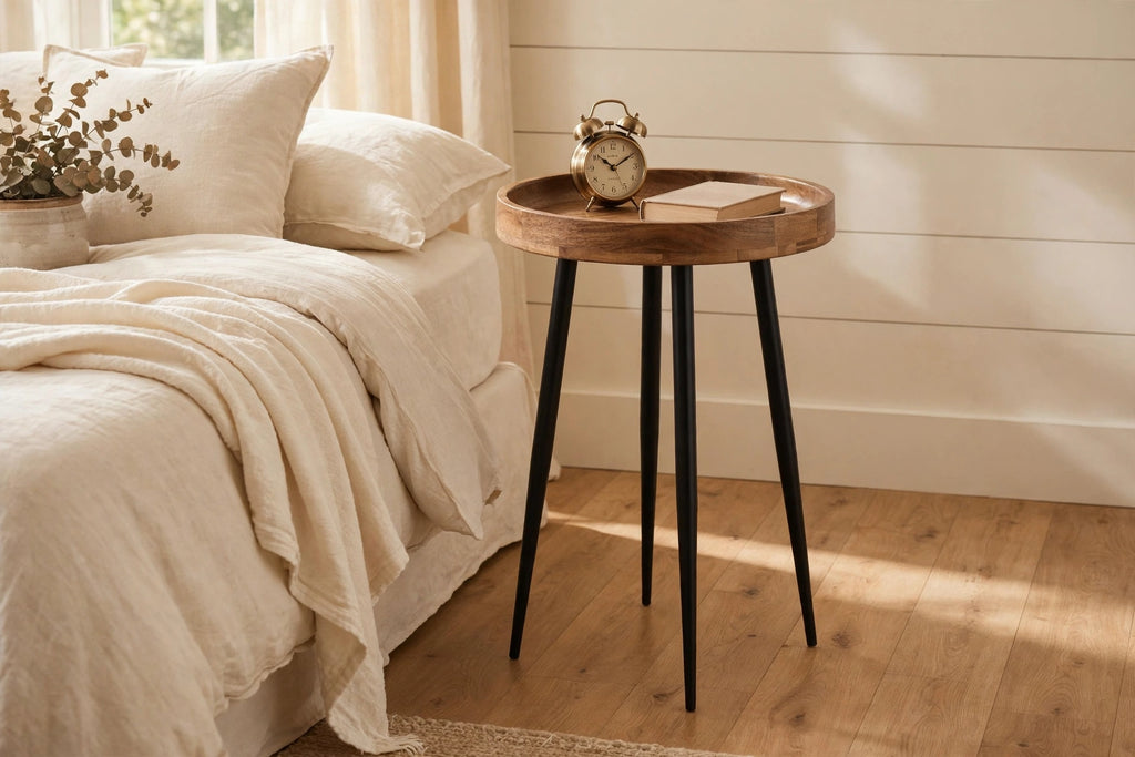 Mango Bowl Side Table - staged view 2