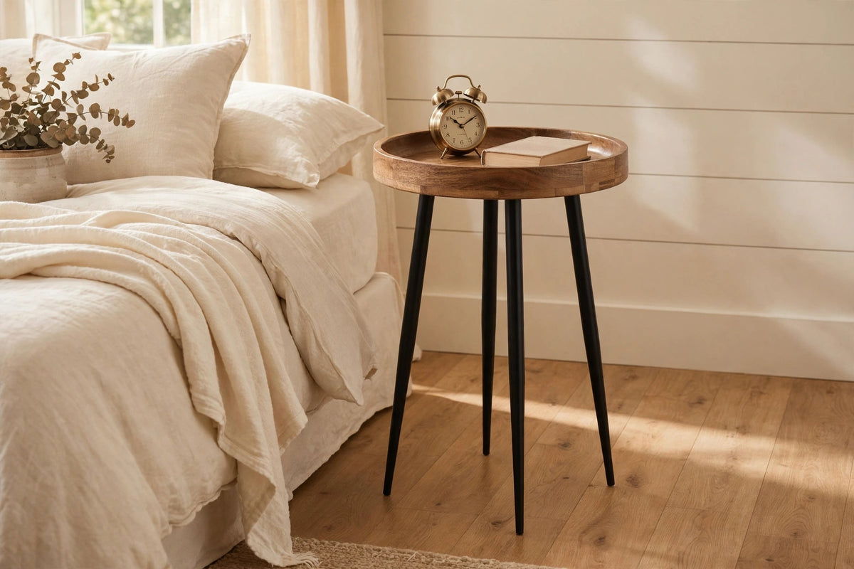 Mango Bowl Side Table - staged view 2