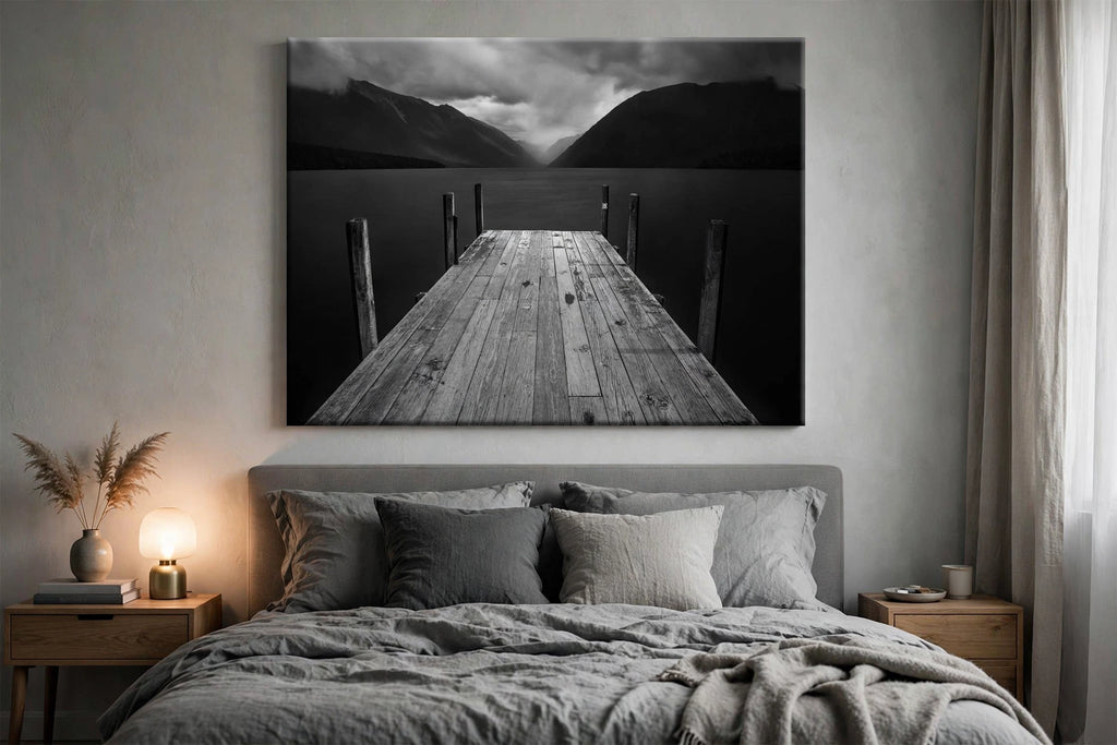 'The Lake' Wrapped Canvas Wall Décor - staged view 2